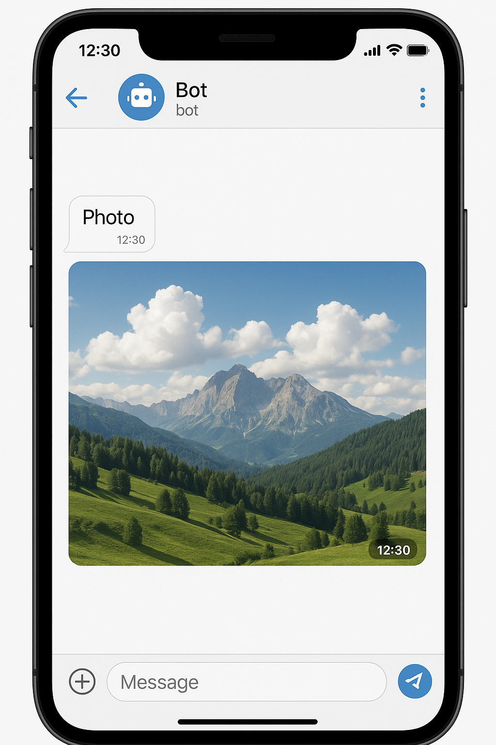 Sending a photo message in a Telegram bot