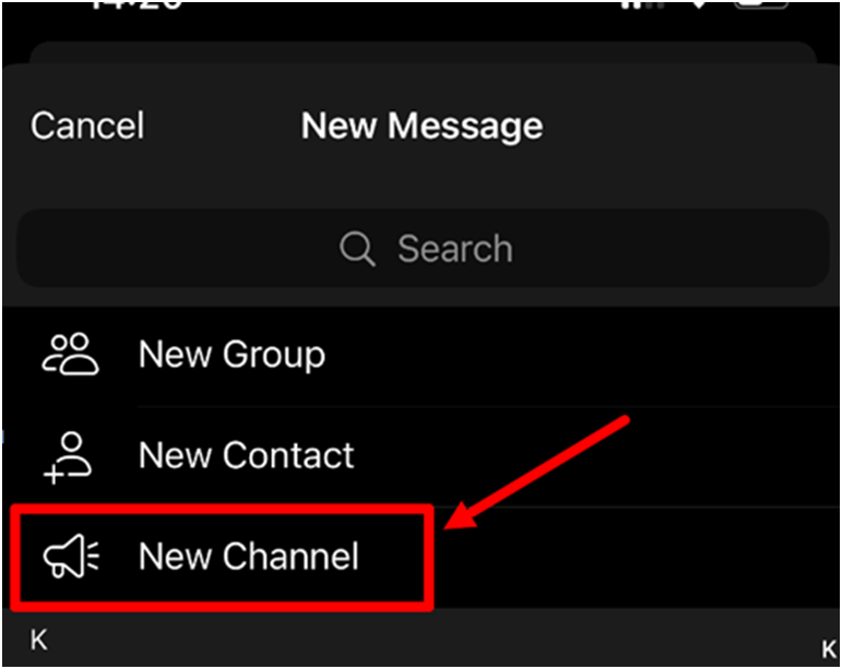 在智能手机上创建电报频道-2