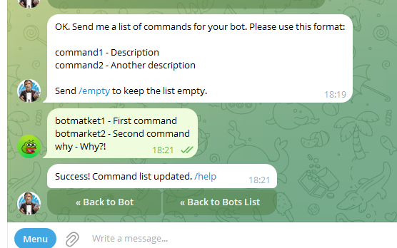 Как задать команды в боте Telegram-2