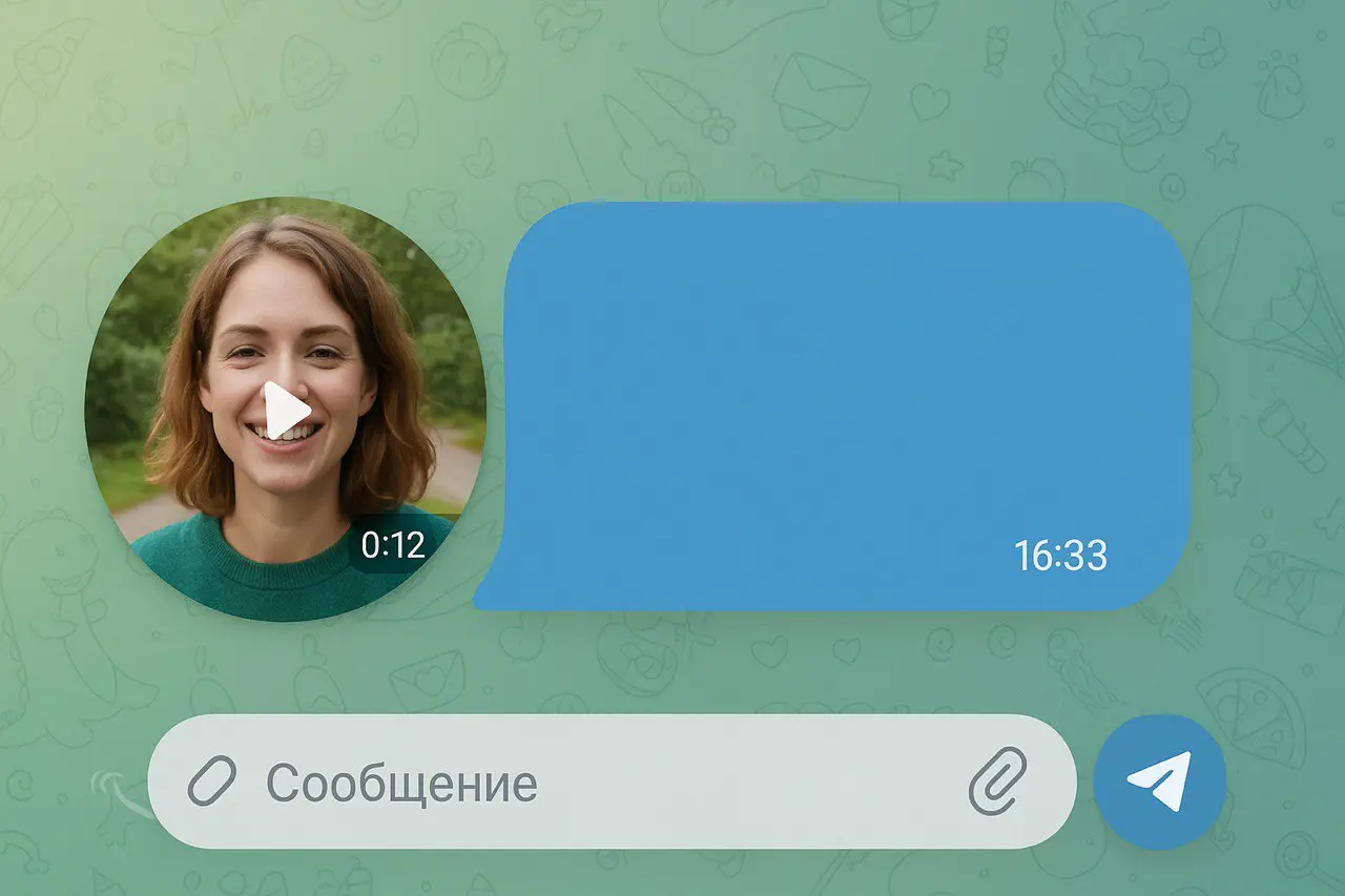 Отправка сообщения "кружочек" в боте Telegram