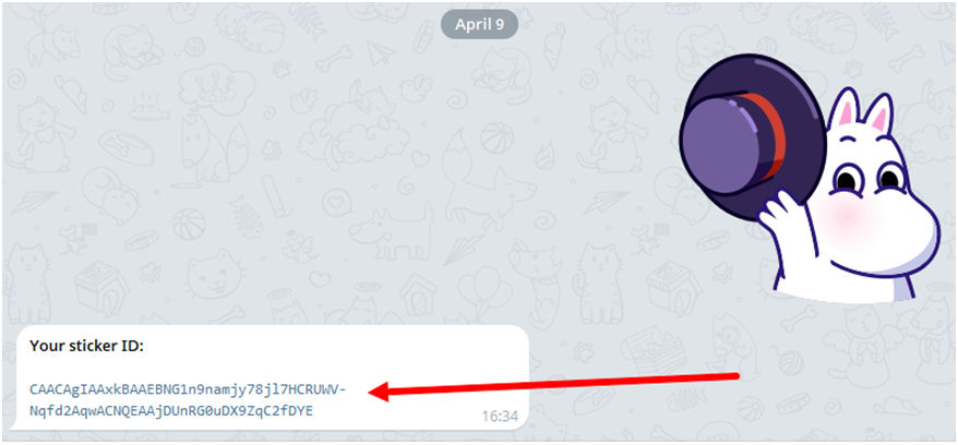Bagaimana cara mengetahui ID stiker?-1